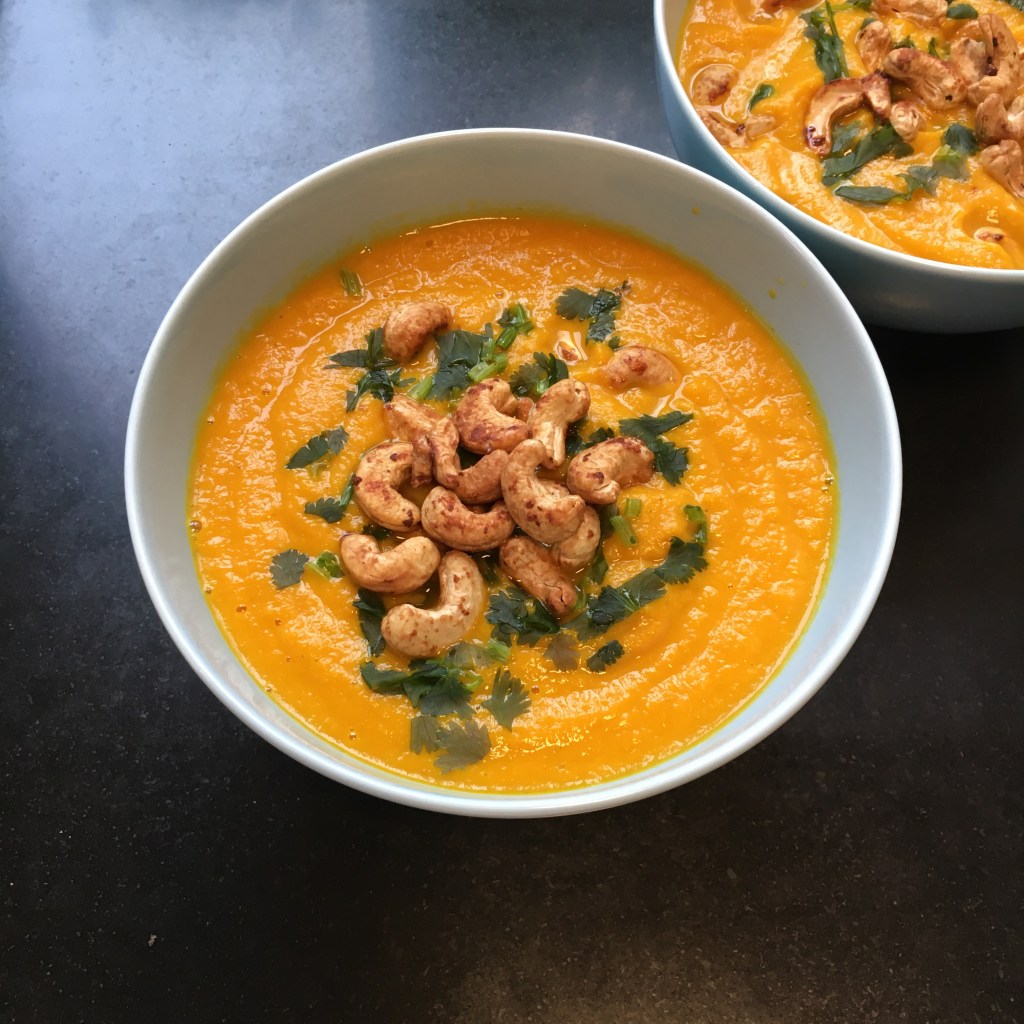 Gulrot- og ingefærsuppe