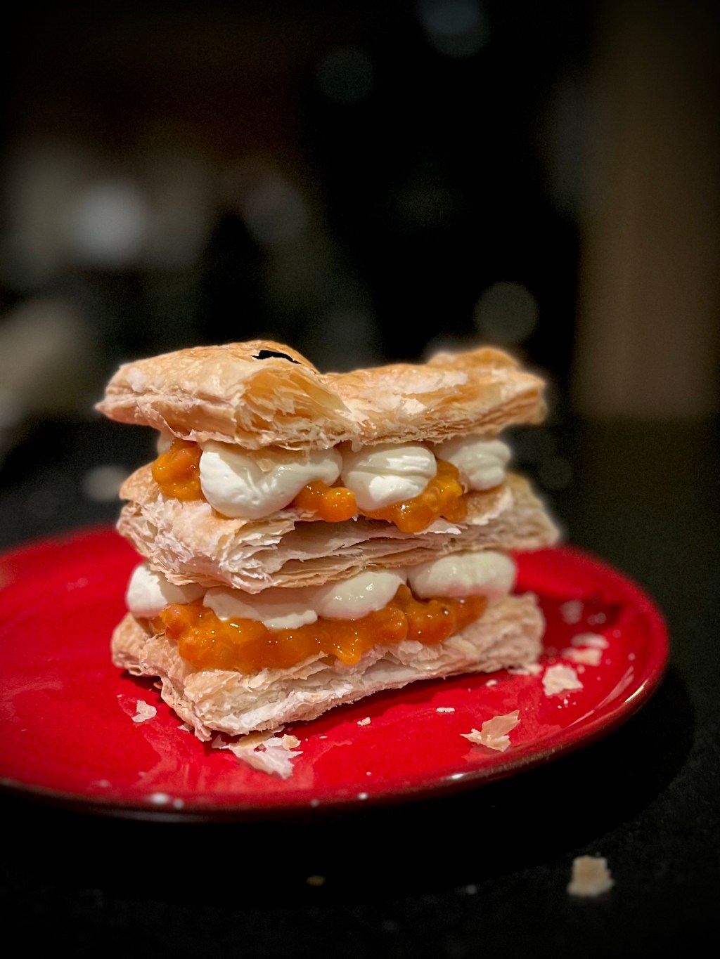 Mille feuille med&nbsp;multer
